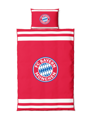 FC Bayern Bettwäsche Übergröße - Rot