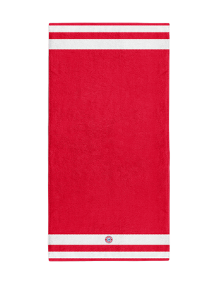 FC Bayern Badetuch 180x90 cm - Rot