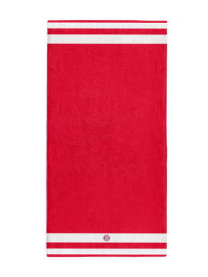 FC Bayern Strandtuch 160x80 cm - Rot