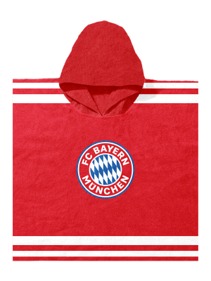 FC Bayern Badeponcho - Rot - Kinder