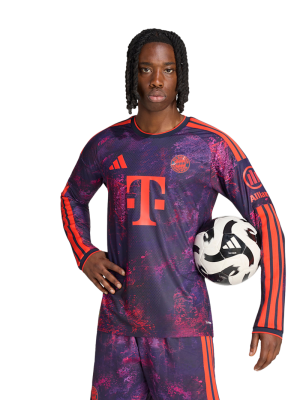FC Bayern Authentic Langarm Trikot Champions League 26-27 - Lila - Herren - adidas
