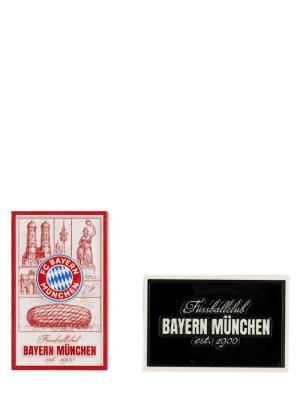 FC Bayern Magnete Logo + München 2er-Set - Rot