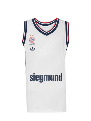 FC Bayern Basketball Authentic Trikot Away 26-27 - Weiß - Auswärtstrikot - Kinder