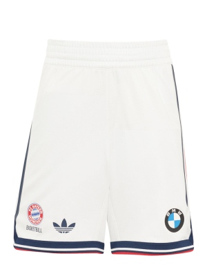 FC Bayern Basektball Authentic Short Away 26-27 - Weiß - Kinder