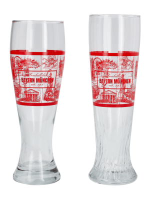FC Bayern Weißbierglas 2er-Set München 0,5 l