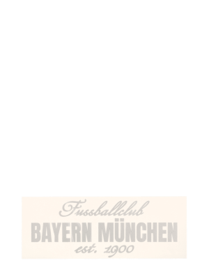 FC Bayern Heckscheibenaufkleber Fußballclub - Silber
