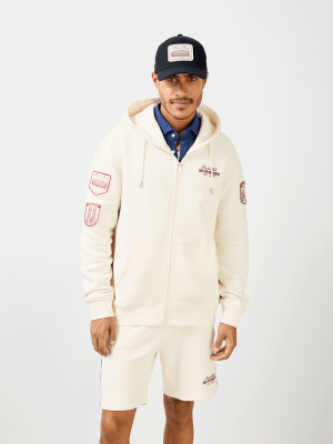FC Bayern Zip-Up Hoodie München - Off white