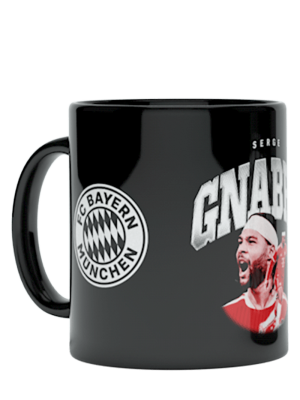 FC Bayern Tasse Gnabry 0,3 l - Schwarz
