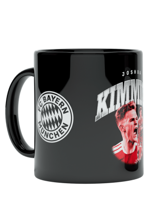 FC Bayern Tasse Kimmich 0,3 l - Schwarz