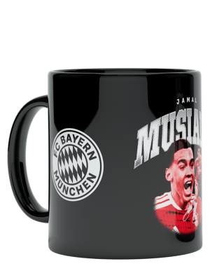 FC Bayern Tasse Musiala 0,3 l - Schwarz