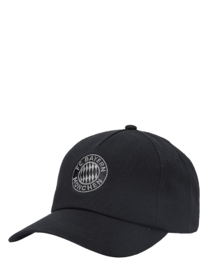 FC Bayern Baseballcap Logo Tonal - Schwarz