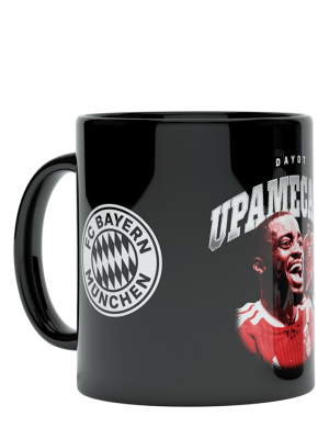 FC Bayern Tasse Upamecano 0,3 l - Schwarz