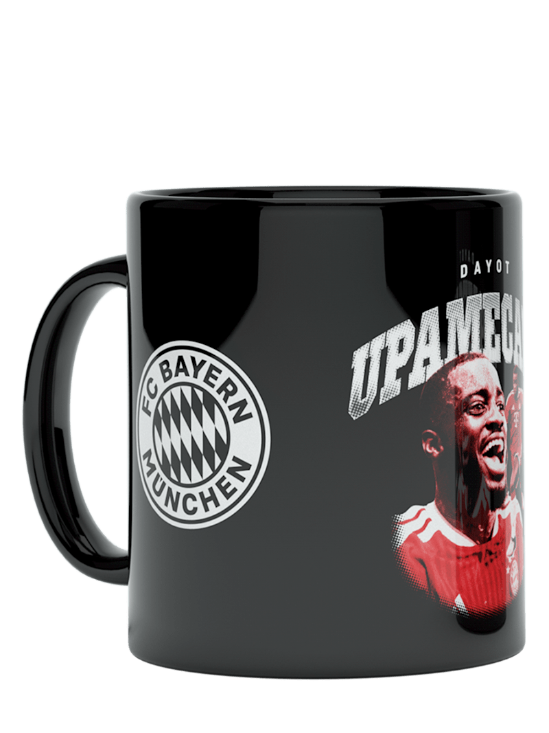 FC Bayern Tasse Upamecano 0,3 l - Schwarz