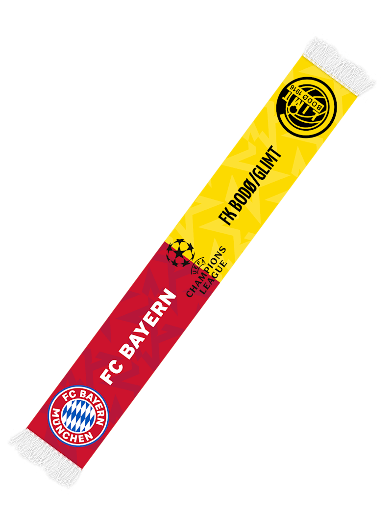 FC Bayern Schal UCL Gruppe 26-27 FK Bodö Glimt - Mehrfarbig