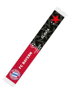 FC Bayern Schal UCL Gruppe 26-27 SK Slavia Prag - Mehrfarbig