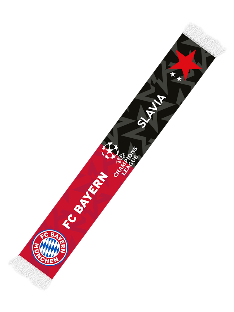 FC Bayern Schal UCL Gruppe 26-27 SK Slavia Prag - Mehrfarbig